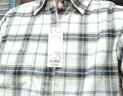 优衣库男女装法兰绒格子衬衫长袖衬衣薄外套481225 481225/30浅米色 XL 实拍图