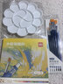 得力(deli)水粉颜料24色5ml绘画彩绘水粉画学生儿童入门级套装含毛笔美术绘画女孩出游可水洗手搓颜料 实拍图