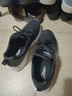 特步运动鞋男鞋跑鞋春季皮面防水轻便减震健身休闲慢跑步鞋子男黑色 实拍图