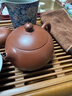 藏壶天下宜兴紫砂壶名家纯全手工原矿大红袍西施壶家用功夫茶具泡茶壶套装 1壶2杯套装 210ml 实拍图