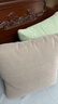 无印良品抱枕套靠枕沙发靠垫腰靠客厅枕芯套方形沙发枕套45*45cm焦糖奶茶 实拍图