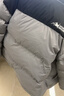 雪中飞【反季清仓】新款百搭时尚休闲斜插式口袋男女同款短款立领羽绒服 黑色|8056 L 175/92A 实拍图