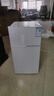 新飞冰箱小型租房用 一级能效冷 藏冷冻两用1-2人家用小冰箱 出租房双门电冰箱办公室两门 26年升级 76A128L一级能效【保温升级】白 实拍图