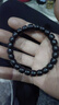 月印百川 黑檀木手串高油高密桶珠男女款单圈檀香手链约8*9mm 晒单实拍图