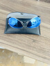 雷米太阳眼镜男款开车偏光墨镜女个性眼睛蛤蟆镜司机驾驶镜潮 H3026 银色框 冰蓝偏光片 实拍图
