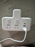 西门子转换插座/转换插头/电源转换器/品字形二位带单控双USB+Type-C 实拍图