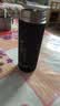 富光保温杯男士316L不锈钢水杯便携商务真空泡茶杯子团购定制刻字 黑色350ML（316内胆） 350ml 实拍图