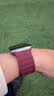 MSSM适用苹果手表表带Apple Watch S11/10硅胶磁吸带iwatch S9/se3/ultra3新年圣诞表带-酒红色 实拍图
