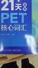 21天攻克PET核心词汇（封底扫码附赠资源及答案） 实拍图