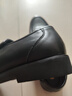 波图蕾斯皮鞋男士英伦套脚商务休闲鞋轻便软底乐福正装鞋男 9526 黑色 42 实拍图