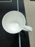 陶相惠茶杯办公杯陶瓷杯纯白骨瓷带盖会议杯子开会水杯定制公司LOGO刻字 实拍图