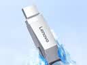 联想（Lenovo）64G 手机U盘 Type-C USB3.2 双接口旋转优盘 金属耐用 商务办公必备 SS370系列银色 实拍图