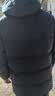 坦博尔羽绒服男可脱卸帽宽松大码男士商务保暖外套510505D 黑色 180  实拍图