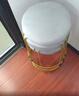安尔雅凳子家用可叠放小凳子板凳矮凳餐桌圆凳带脚垫六腿厚坐垫 灰绒布 实拍图