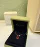 梵克雅宝（Van Cleef & Arpels）项链女款 四叶草项链Alhambra系列女士项链 送礼物【双11抢先购】 小号 红玉髓 VCARN59M00 9.5MM 保卡信息-随机年份 实拍图