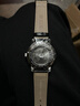 天王（TIAN WANG）男士手表机械表皮带防水品牌国表情侣对表情人节礼物男朋友51001 【经典】黑盘黑带男表 实拍图