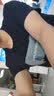 海澜之家短袖T恤男款POWER YOUNG圆领短袖男夏季 【凉感抗菌防螨】黑色48 HNTBW2W011A L 175/92A 实拍图