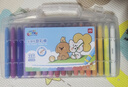 得力（deli）36色水溶性油画棒可水洗不脏手蜡笔炫彩棒套装幼儿画画儿童彩绘涂色美术 实拍图