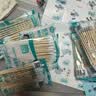 医用棉签无菌消毒棉棒一次性清洁掏耳朵单头棉花木棒 医用棉签10cm 50支/包【10包】 实拍图