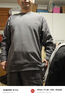京东京造轻薄暖摇粒绒抗静电秋季加绒男士睡衣男家居服情侣睡衣灰鲨鱼灰XL 实拍图