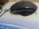 英菲克（INPHIC）W1 有线游戏鼠标宏定义人体工学轻音家用办公笔记本电脑台式USB通用 黑色 实拍图