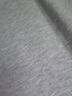 MARKLESS【安心品质】纯棉亲肤T恤男士纯色短袖打底衫5630 浅麻灰 XL 实拍图