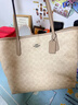 蔻驰（COACH）【品牌直供】女士CITY大号单肩托特包电脑包CV976新年情人节礼物 实拍图