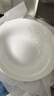 富玉景德镇陶瓷碗中式高档餐具纯素玲珑盘子家用菜盘散件送礼礼物 玉牡丹 7寸面碗（拍5发6） 实拍图