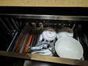 容声消毒柜家用嵌入式大容量厨房消毒碗柜碗筷餐具消毒110L二星级RX02K(A) 实拍图