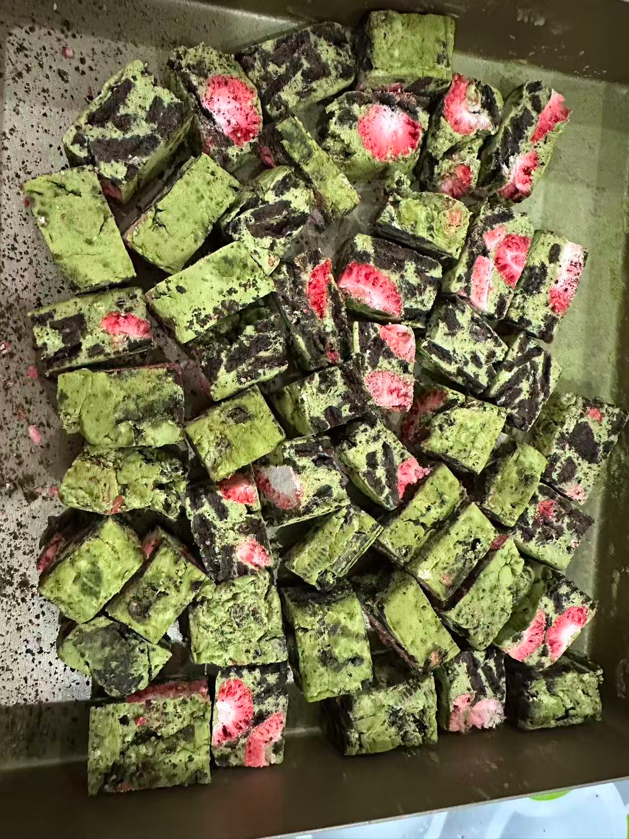 劣狐狐白岛冻干草莓脆100g烘焙原料雪花酥牛轧糖用草莓脆冻干水果 实拍图