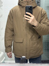 京东京造【智暖衣】外套男士夹克加厚冬季防泼水休闲服饰棉服 卡其色 XL 实拍图