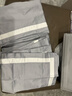 La Torretta床上四件套纯棉100%纯棉100支高奢刺绣被套床单 冰川灰220*240 实拍图
