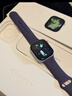 Apple/苹果 【情人节】Watch S11 智能手表GPS款46毫米银色铝金属表壳雾紫色运动型表带M/L 实拍图