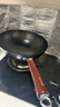 苏泊尔（SUPOR）铁锅炒菜锅家用传统老式圆底炒锅无涂层不生锈精铁锅燃气明火专用 不生锈【适用1-3人】 30cm 实拍图