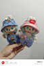 繁夏一二代labubu衣服3件套坐坐派拉布布娃衣套装公仔装饰服汽车摆件 实拍图