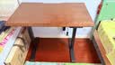 华菲丽【政府补贴】实木电动升降桌电脑桌台式电竞桌书桌办公可升降桌子 单电机实木胡桃色 100*60【免费送装】 实拍图
