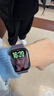 Apple/苹果 【女神节】Watch S11 智能手表GPS款42毫米银色铝金属表壳雾紫色运动型表带S/M 实拍图