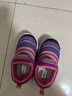 ABC KIDS毛毛虫童鞋秋冬男女童鞋轻便软底中小童宝宝鞋一脚蹬休闲运动鞋潮 玫红/紫(春秋) 25 码适合脚长约14.5cm 实拍图