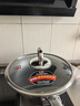 康巴赫炒锅真钛无涂层不粘锅家用食品级316不锈钢炒菜锅电磁炉燃气灶用 【超国标一级不粘】真钛0涂层炒锅 32cm 实拍图