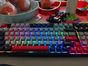 联想（Lenovo）GK10 98W无线蓝牙三模机械键盘 RGB背光 全键热插拔 笔记本电脑游戏办公通用 极光系列 文化红茶轴 实拍图