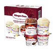 哈根达斯（Haagen-Dazs）冰淇淋超值尽享礼盒装 (香草味*2/比利时巧克力*2) 100ml*4 实拍图