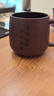京东京造 宜兴紫砂杯手工泡茶杯【原矿紫泥】茶水分离平安喜乐杯410ml礼盒 实拍图