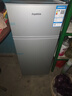 荣事达（Royalstar）小冰箱小型家用出租房双门一级能效宿舍冷藏冷冻两用节能电冰箱 86A158【一级能效】【三天不到1度电】银 实拍图