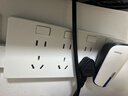 公牛（BULL）分控插座/插线板/插排/排插/接线板/宿舍家用桌面拖线板  3C认证  4位分控全长1.8米 独立开关 实拍图