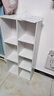雅美乐书柜组合简易书架落地客厅卧室阳台储物收纳柜子 七格暖白 实拍图