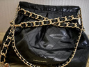 CHARLES&KEITH子母链条大容量流浪包托特包单肩斜挎包女包新年礼物CK2-40671449 【L号】Black黑色 L 实拍图