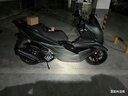 升仕ZONTES 2026新款 升仕150X踏板摩托车国四单缸水冷150cc 哑光墨绿 实拍图