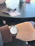 天梭（TISSOT）女表力洛克系列刘亦菲同款经典自动机械手表女士腕表送女友送老婆 T006.207.16.038.00白盘皮带 实拍图