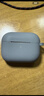 ESCASE适用airpods四代保护套airpods4保护套苹果无线蓝牙耳机防摔防尘硅胶男女防污耐磨灰色+挂绳 实拍图