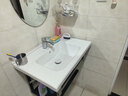 波彼（BOBI）台盆陶瓷一体盆洗手盆单盆阳台浴室柜卫生间半嵌入洗脸面盆池定制 【70*48CM】盆+弹跳下水+防臭管 实拍图